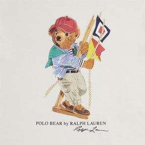 T-Skjorte Polo Bear Flag White