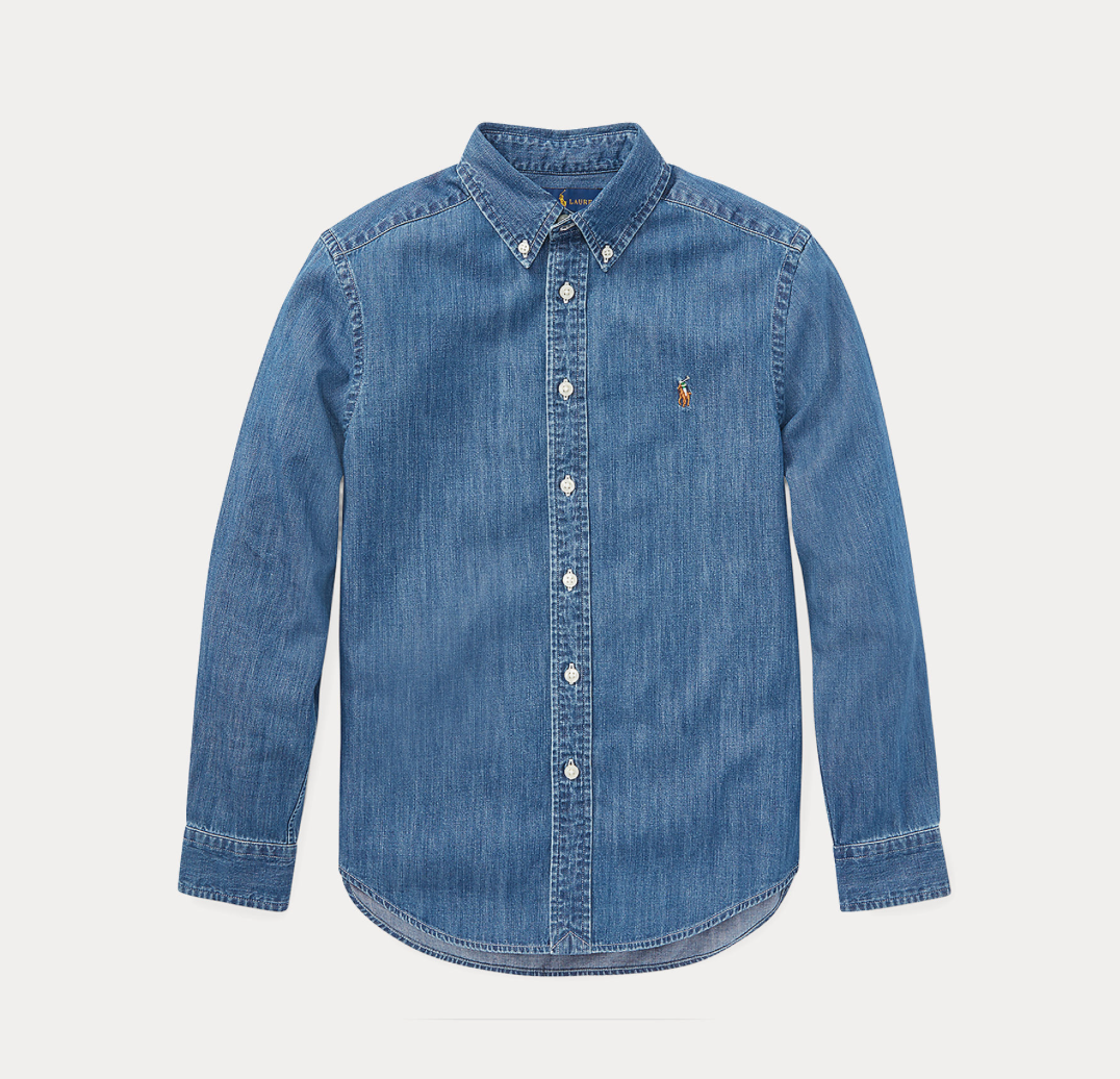 Skjorte Cotton DK Blue