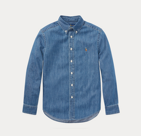 Skjorte Cotton DK Blue