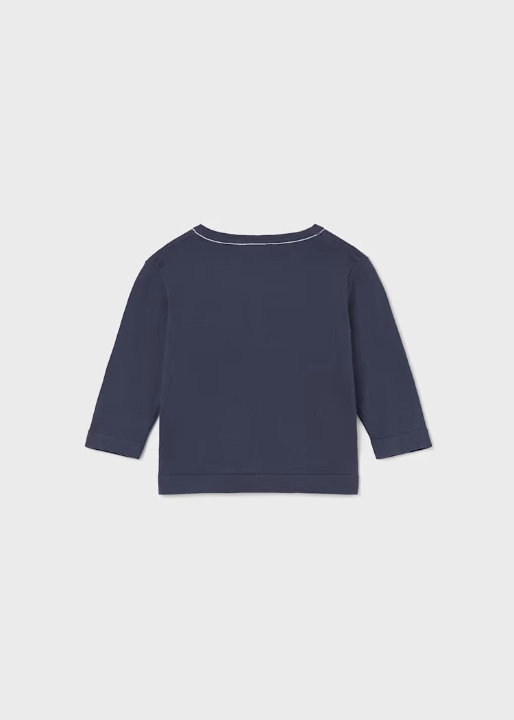 Cardigan Knit V-Neck Atlantic