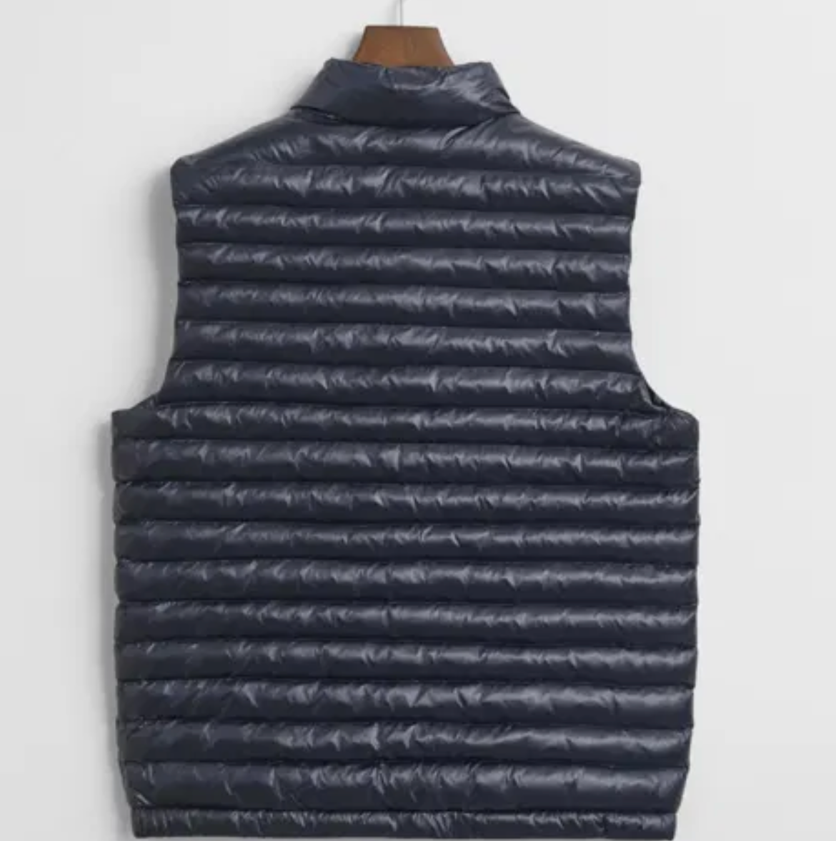 Vest Shiny Light Padded Evening Blue