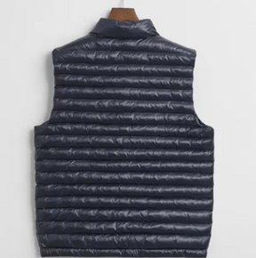 Vest Shiny Light Padded Evening Blue