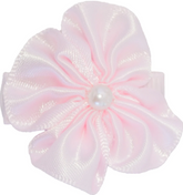 Spenne satengblomst Perle Powder Pink