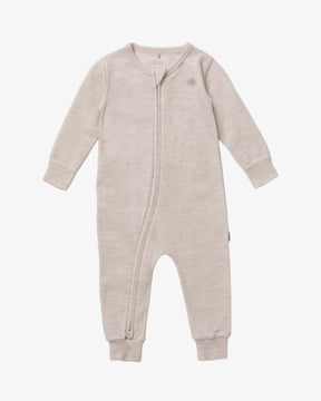 Ullpysj Zip Lys Beige