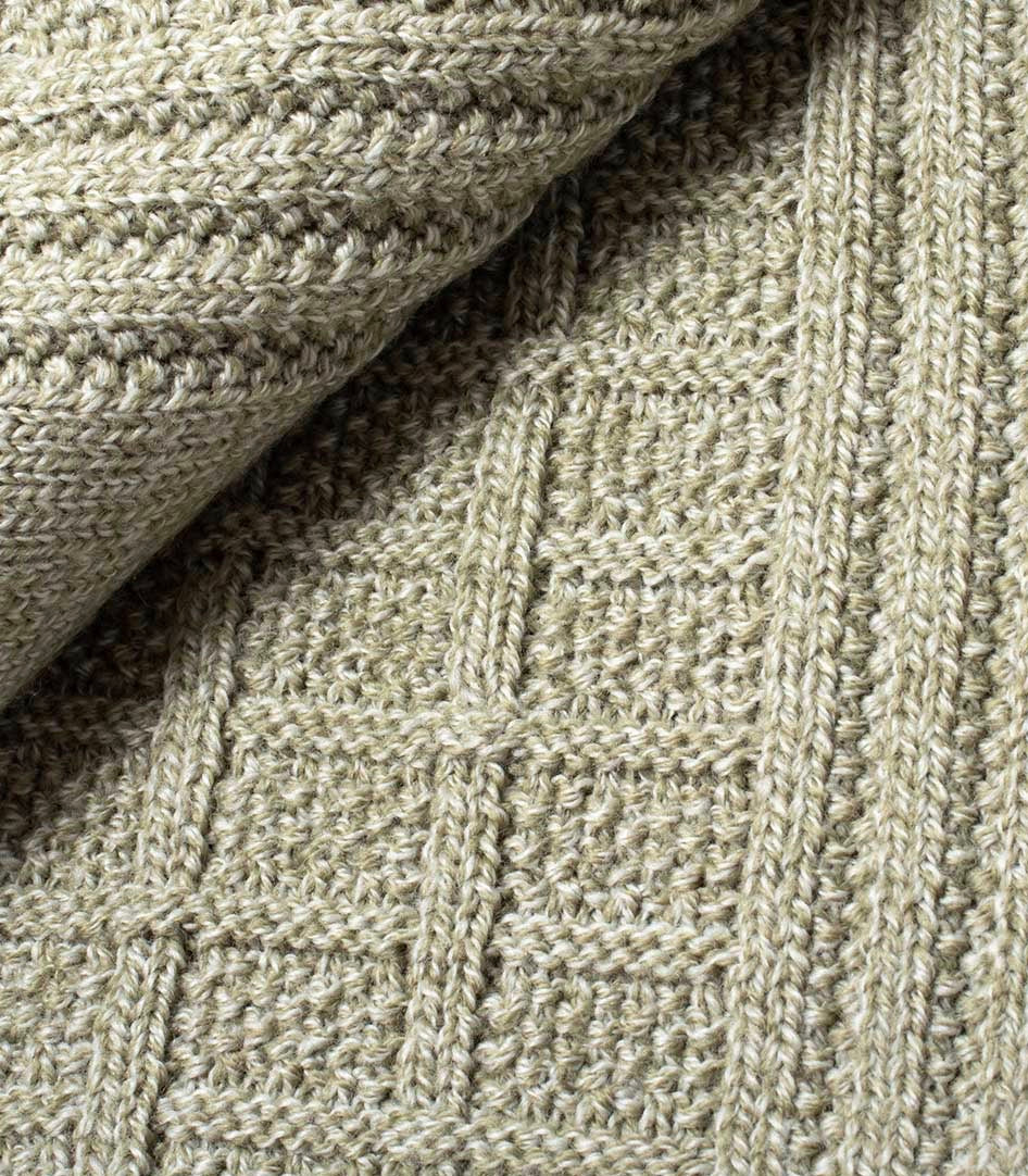 Pledd Classic Lys Mose