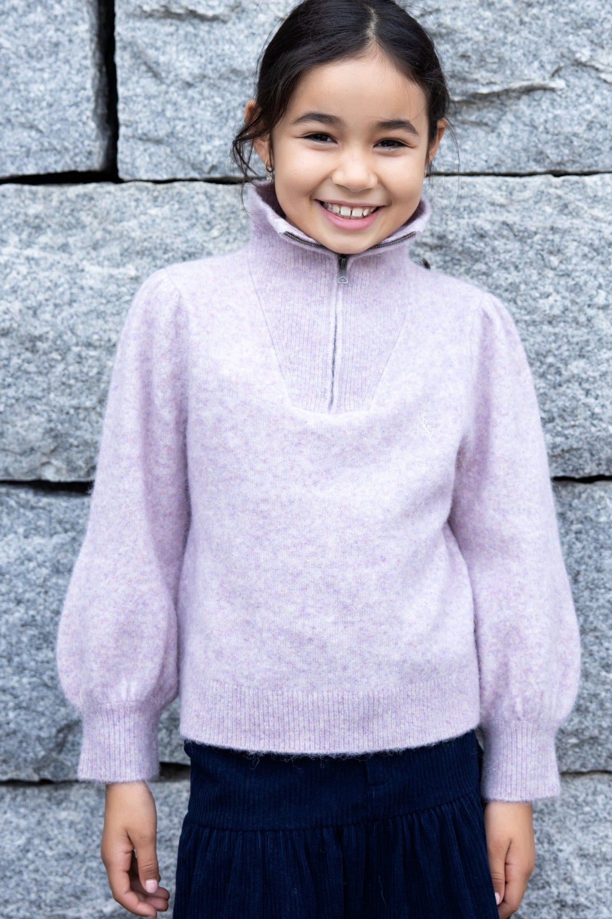 Genser Lundi Knitted Pullover Mauve