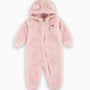 Fleecedress Sherpa Bear Coverall Pink