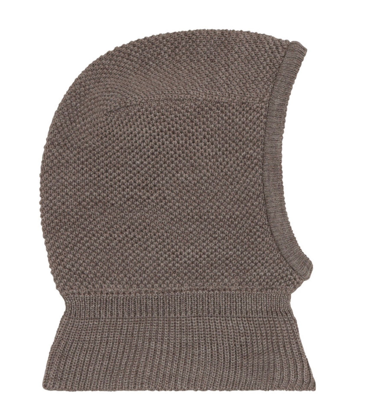 Balaclava Wool Knit Windstop Cinder Melange