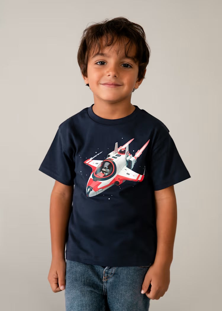 T-skjorte Rocket Navy