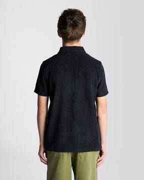 Skjorte Ss Towelling Dark Navy