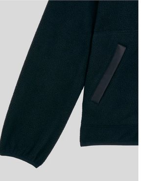 Fleece Zip Through Dark Navy