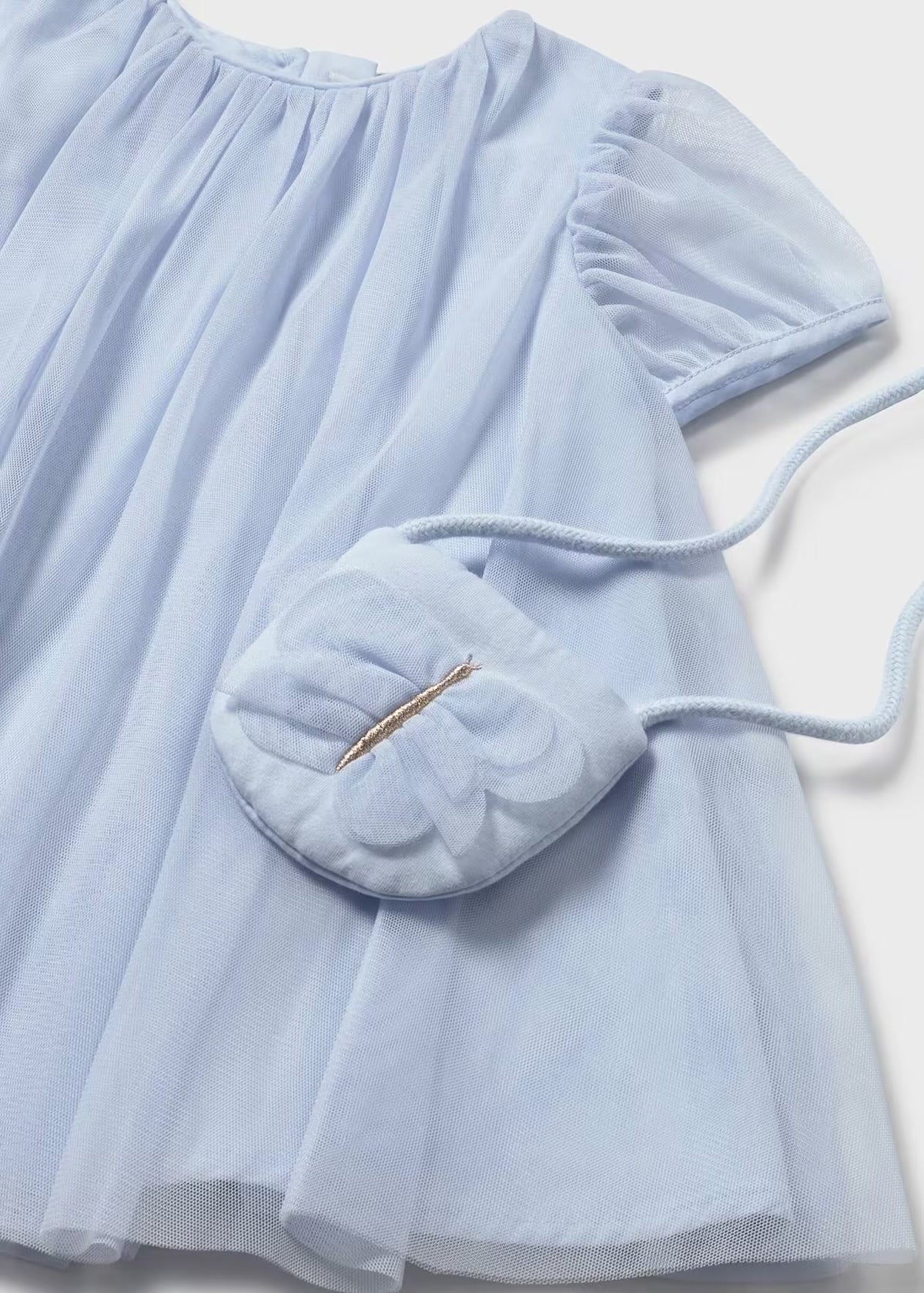 Kjole Tyll M/veske Sky