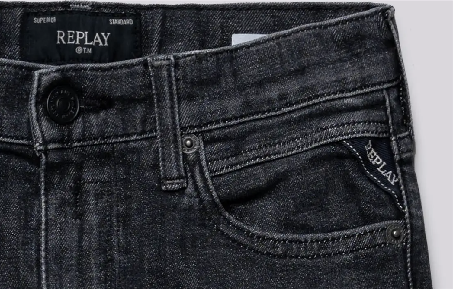 Jeans THAD Boy-Fit Dark Grey