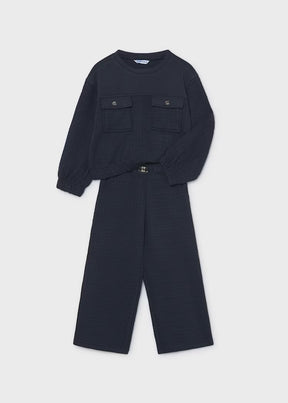 Sett 2-Deler Tracksuit Padded Navy