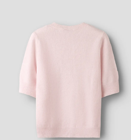 T-Skjorte Bynt Ss Short Knit Pink-A-Boo