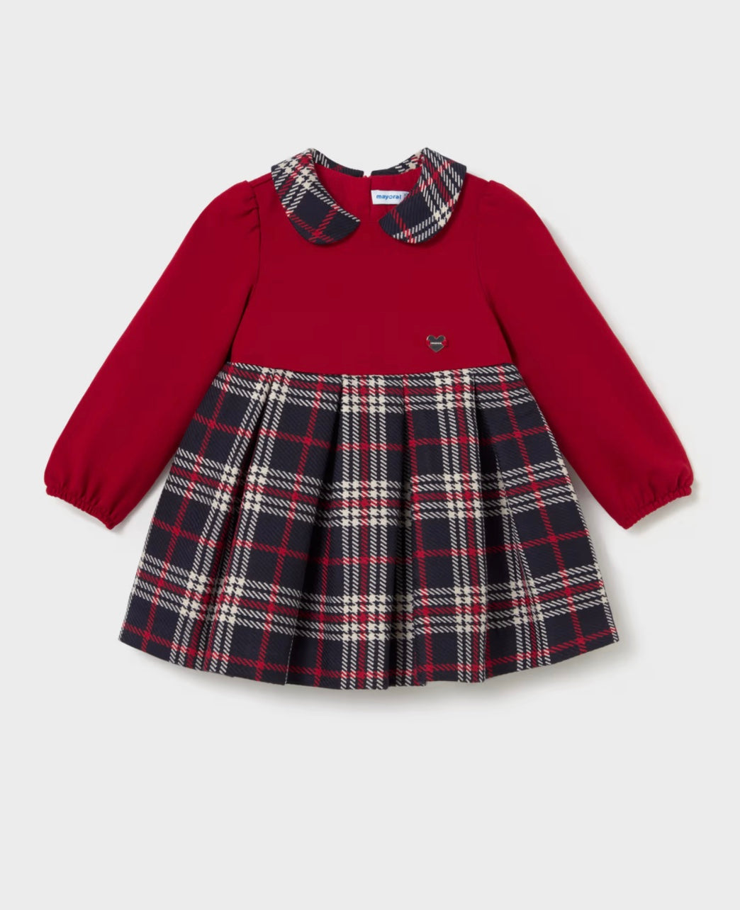 Kjole Plaid Combination Red