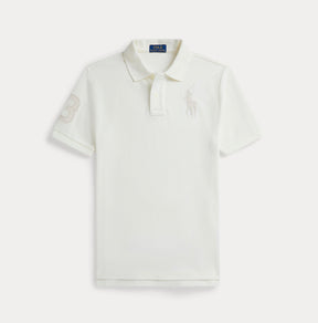 Pique Pony Mesh Deckwash White