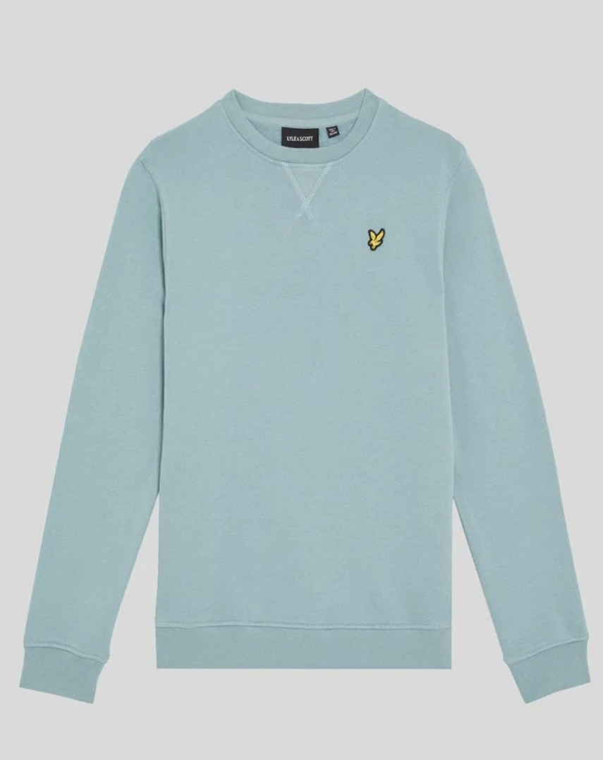 Genser Crew Neck Sweatshirt Blue Smoke