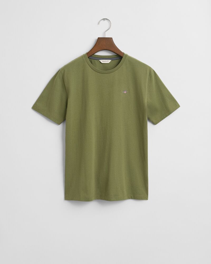 T-skjorte Shield SS Washed Olive