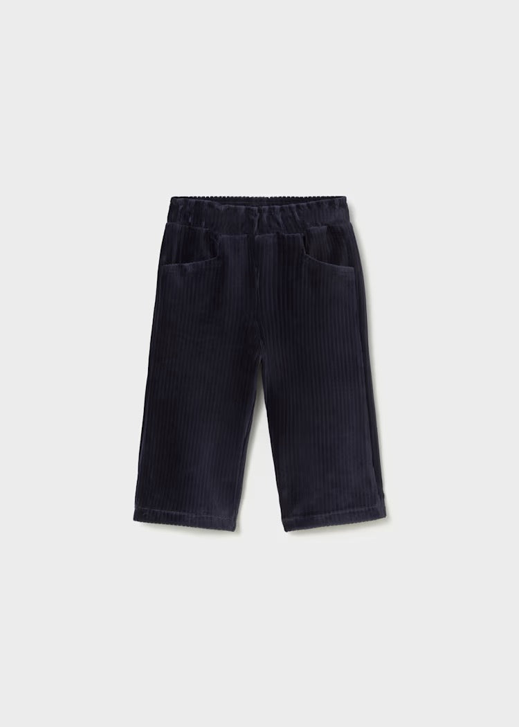 Bukse Corduroy Wide Navy