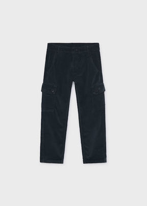 Bukse Corduroy Cargo Blue