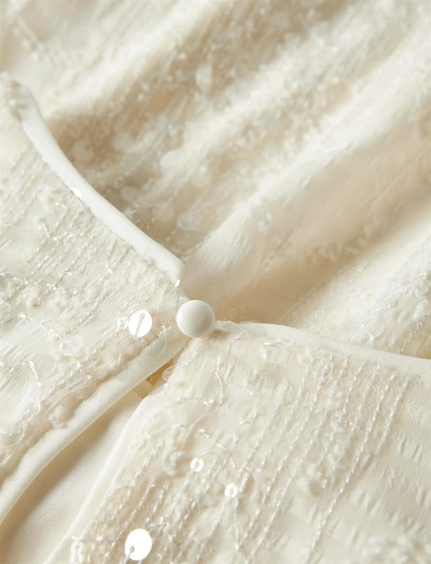 Kjole Risianna White Alyssum