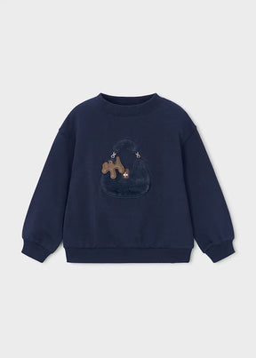 Genser Pullover Puppy Navy