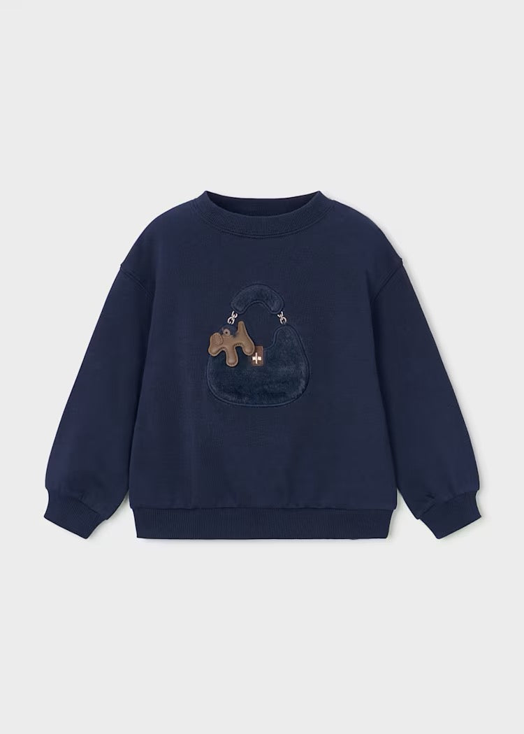Genser Pullover Puppy Navy