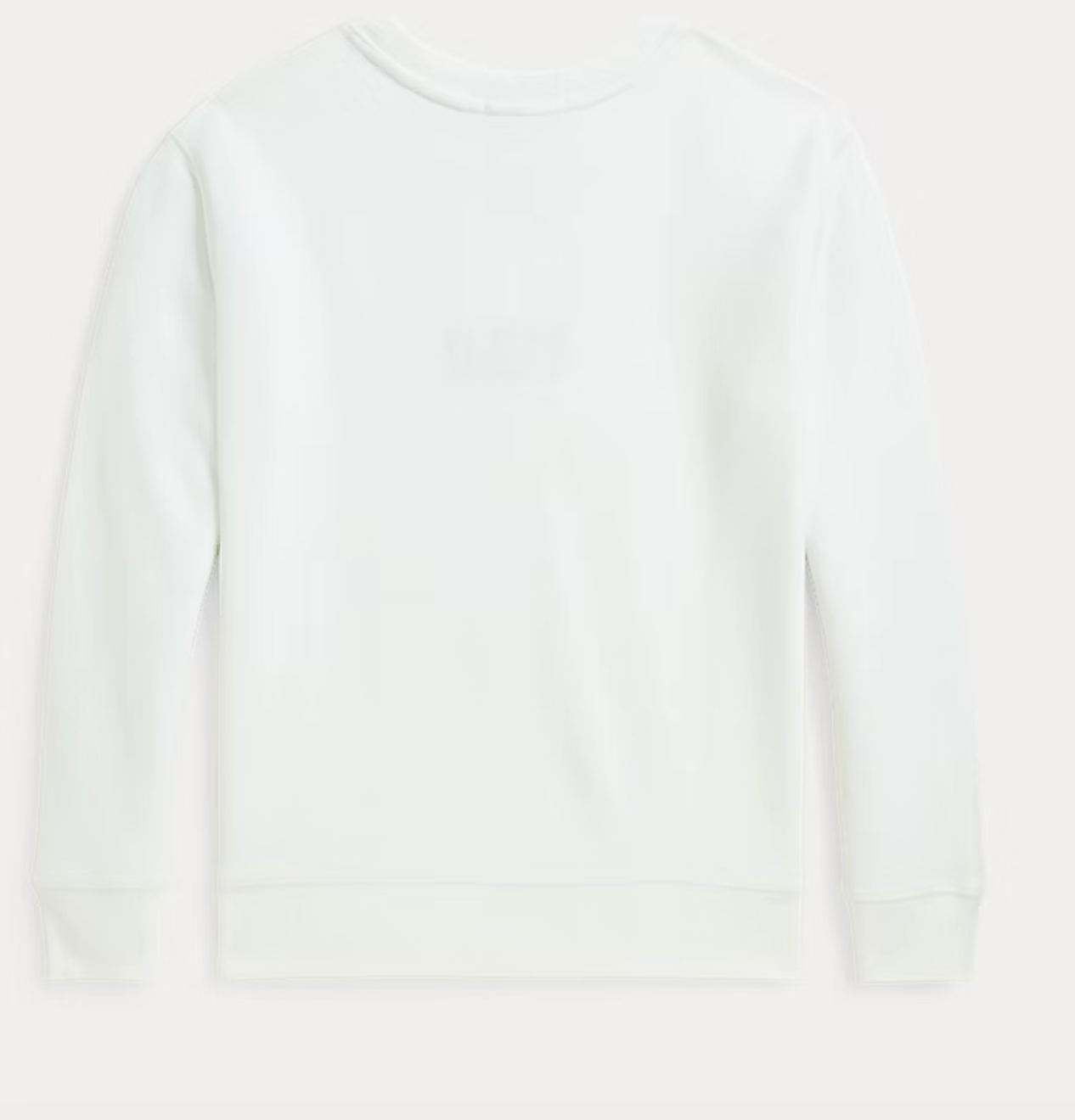 Genser French Terry Jumper White