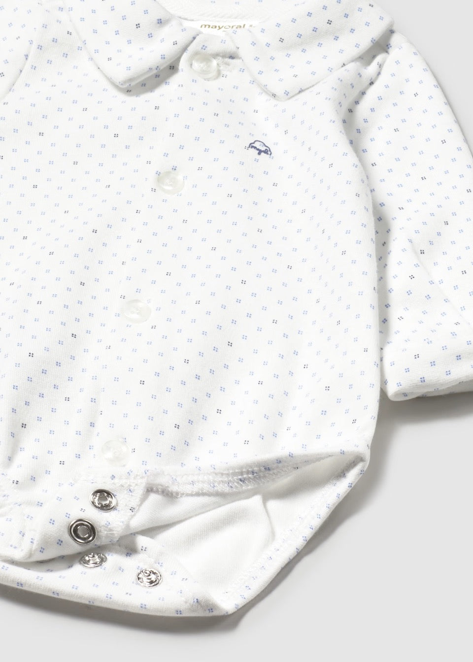 Body m/Krage Ecru-Blue