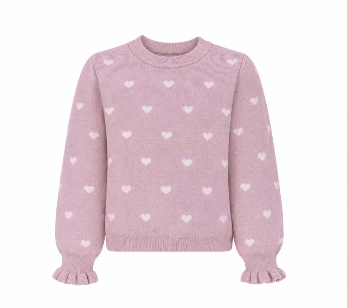 Genser Ull Lani Strikket Soft Pink
