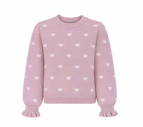 Genser Ull Lani Strikket Soft Pink