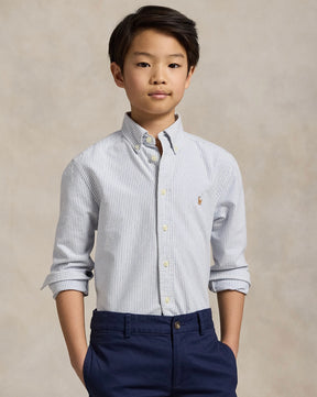 Skjorte Striped Oxford Blue