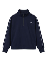 Genser Half Zip Navy Blazer