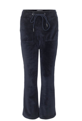 Bukse Hermine Velour Midnight Blue