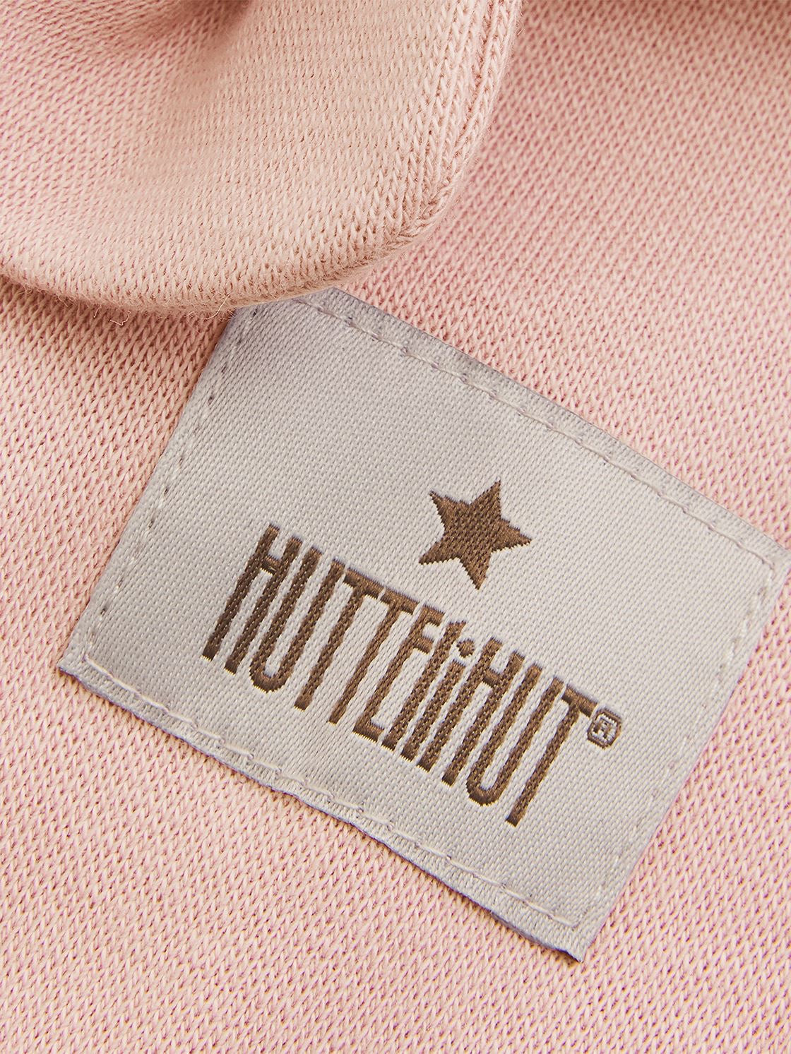 Balaclava Ears Cotton Rib Peach Blush