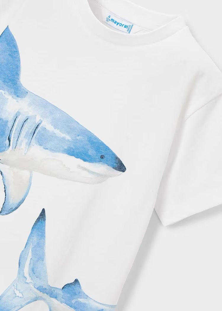 T-skjorte Shark White