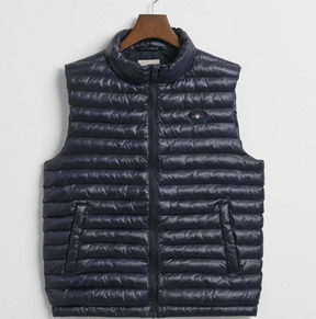 Vest Shiny Light Padded Evening Blue