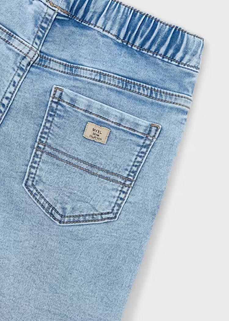 Shorts Bermuda Jogger Light Denim