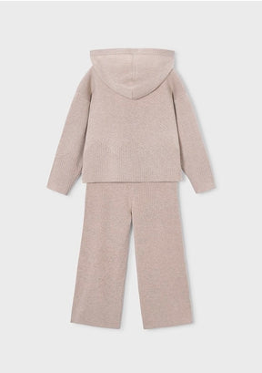 Sett 2-Deler Knit Hoodie Seed