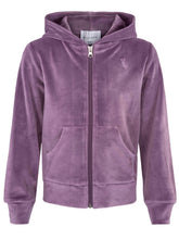 Jakke Hermine Velour Aubergine