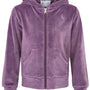 Jakke Hermine Velour Aubergine