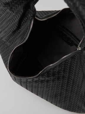 Veske RBRemi Medium Shoulder Bag Black Silver