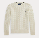 Genser Cabel-Knit Andover Cream