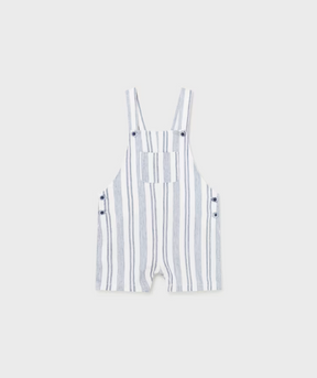 Seleshorts Overalls Linen Stripes Navy