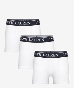 Boxer 3 pk. Cotton Stretch White
