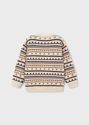 Genser Jacquard Cereal Heather