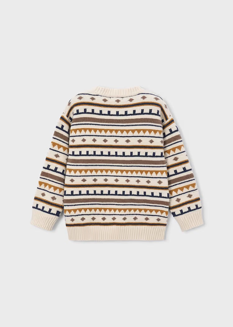 Genser Jacquard Cereal Heather