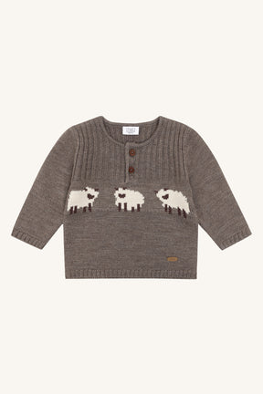 Genser Pil Sheep Wool Deer Melange