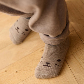 Sokker Arven Ull Light Brown Melange